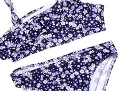 Name It purple rose blomstret bikini